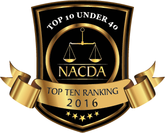 Rated top 10 under 40 years old by NACDA in 2016