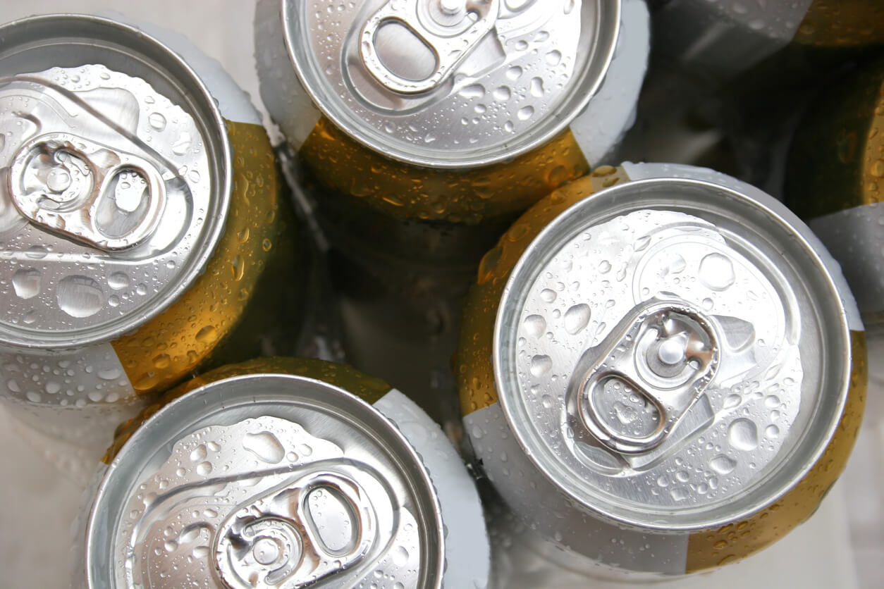 beer cans